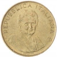 Монета Италия 200 лир 1980