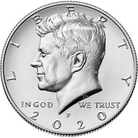 США 50 центов 2020 Кеннеди