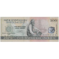 Банкнота США 100 долларов штат Калифорния — сувенирная банкнота
