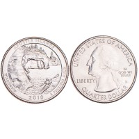 Монета США 25 центов 2018 Острова Апостол