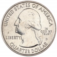 Монета США 25 центов 2018 Острова Апостол