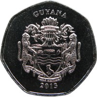 Монета Гайана 10 долларов 2013