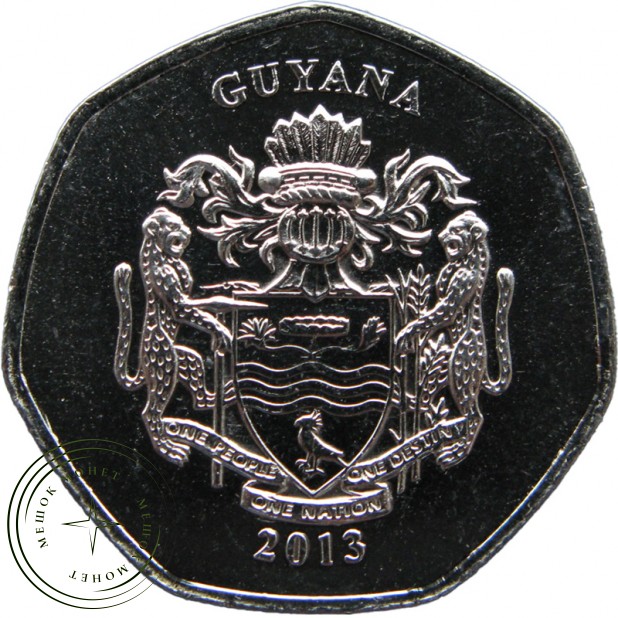 Гайана 10 долларов 2013
