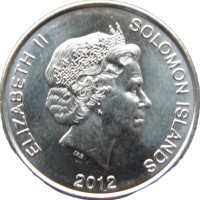 Монета Соломоновы острова 10 центов 2012
