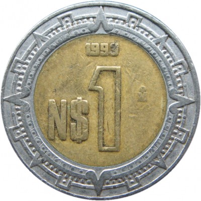Мексика 1 песо 1993