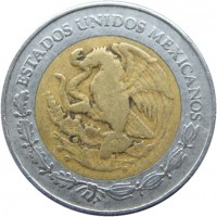 Мексика 1 песо 1993