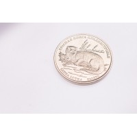 Монета Приднестровье 1 рубль 2018 Выдра