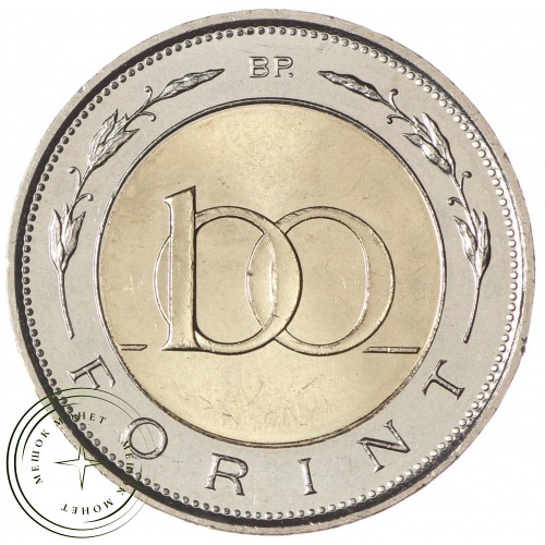 Венгрия 100 форинтов 2022 Музей денег