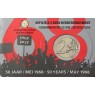 Бельгия 2 евро 2018 50 лет студенческих волнений в мае 1968 год (буклет)