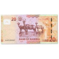 Банкнота Намибия 20 долларов 2022