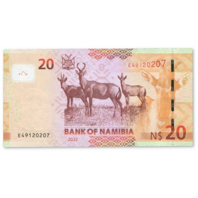 Намибия 20 долларов 2022