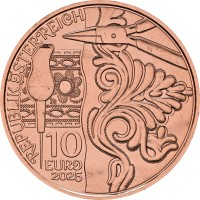 Австрия 10 евро 2025 Ледерхозен