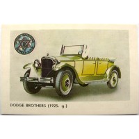 Карманный календарь ретро-автомобиль DODGE BROTHERS 1987