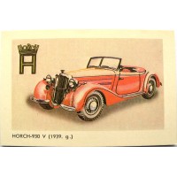 Карманный календарь ретро-автомобиль HORCH-930 1987
