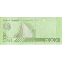 Банкнота Венесуэла 20000 боливаров 2019