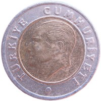 Монета Турция 50 куруш 2020