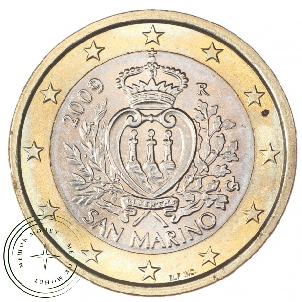 Сан-Марино 1 евро 2009