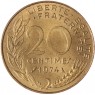 Франция 20 сантимов 1974