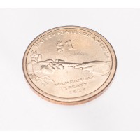 Монета США 1 доллар 2011 Договор с Вампаноагами