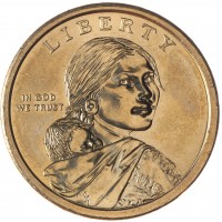 Монета США 1 доллар 2011 Договор с Вампаноагами