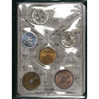 Япония набор из 5 монет 1980