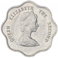 Монета Восточные карибы 5 центов 2000