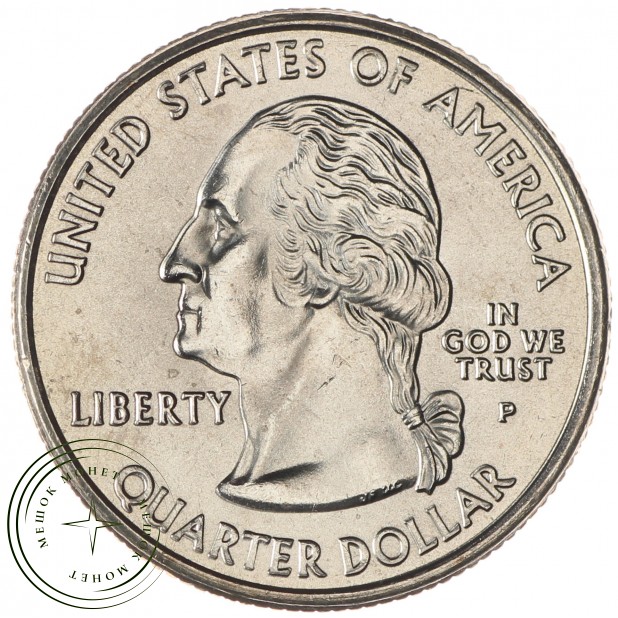 США 25 центов 2002 Индиана