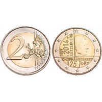 Монета Люксембург 2 евро 2014 175 лет независимости Великого Герцогства Люксембург