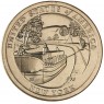 США 1 доллар 2021 «Канал Эри» — Нью-Йорк