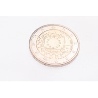 Монета Португалия 2 евро 2015 30 лет Флагу Европы