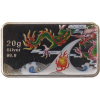 Монета Острова Кука 1 доллар 2012 набор Год Дракона