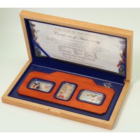 Монета Острова Кука 1 доллар 2012 набор Год Дракона