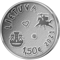 Монета Литва 1.5 евро 2021 Праздник моря