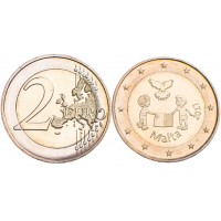 Монета Мальта 2 евро 2017 Мир