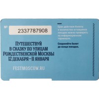 Билет единый проездной 2014 Путешествие в Рождество