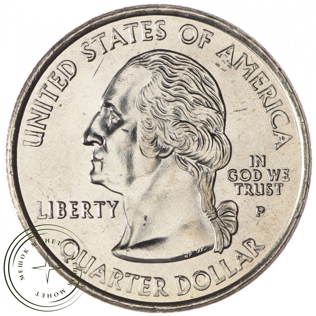 США 25 центов 2000 Массачусетс