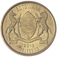 Монета Ботсвана 1 пула 2013