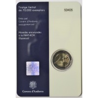 Монета Андорра 2 евро 2022 Карл Великий