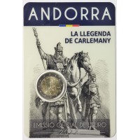 Андорра 2 евро 2022 Карл Великий