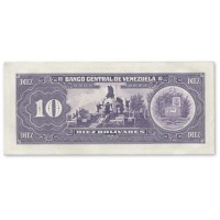 Банкнота Венесуэла 10 боливар 1995