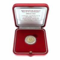 Монета Монако 2 евро 2022 Альберт I