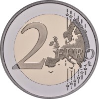 Монета Монако 2 евро 2022 Альберт I