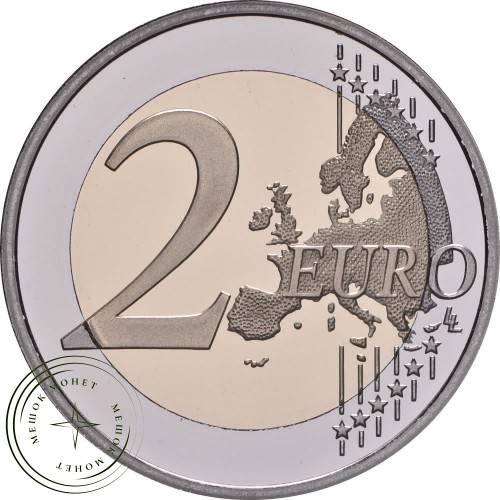 Монако 2 евро 2022 100 лет со дня смерти принца Альберта I — 937034169