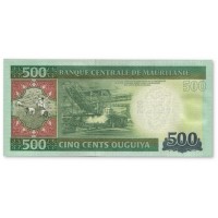 Банкнота Мавритания 500 угий 2013