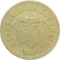 Колумбия 100 песо 1995
