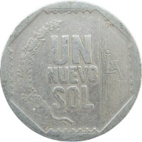 Монета Перу 1 соль 2008