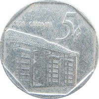 Монета Куба 5 сентаво 1994