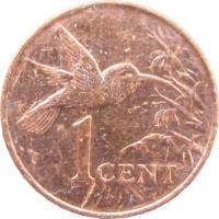 Монета Тринидад и Тобаго 1 цент 2012