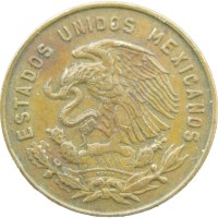 Мексика 5 сентаво 1969