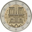 Франция 2 евро 2025 Нотр-Дам